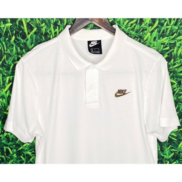Nike Other - Nike Sportswear Solid White Men’s Small Short Sleeve Stretch Polo Shirt